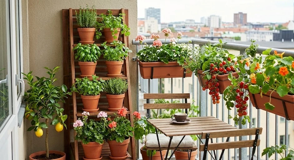 🌱 Home Gardening in Limited Space: Grow Green Living Anywhere in the World 4 Best Home Garden Option is a balcony. Visit AduwataGewalIdam.lk for more details