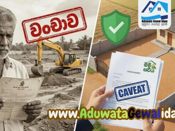 CAVEAT ඔප්පුව අතේ තිබුණට ඉඩම ඔබේ නොවෙන්න පුළුවන්