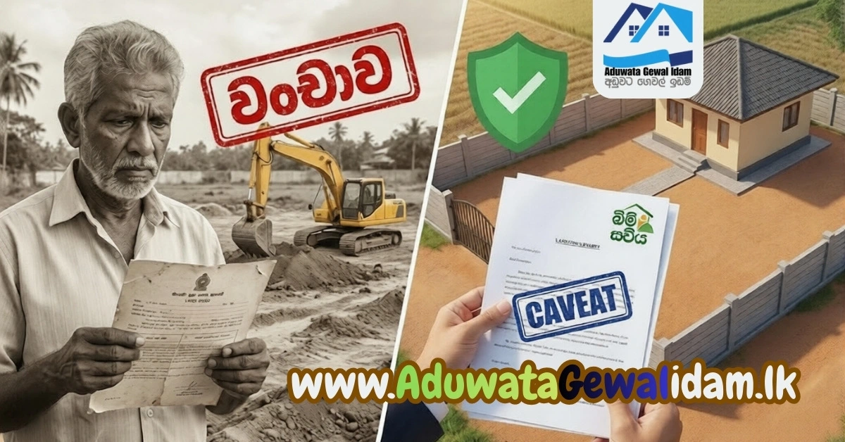 CAVEAT ඔප්පුව අතේ තිබුණට ඉඩම ඔබේ නොවෙන්න පුළුවන්